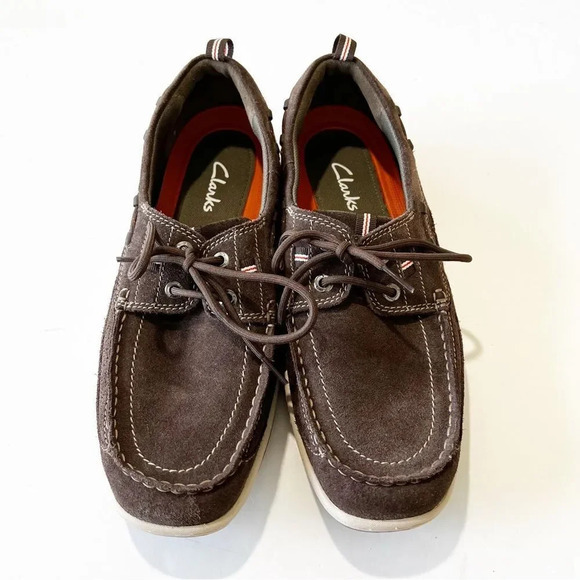 Clarks Unstructured Men’s Boat Shoes Size 11.5 Lace Up Loafers Summer Casual EUC main image 11